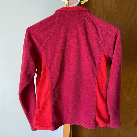 Marmot Red Fleece Zip-Up Sweater - Picture 5 of 5
